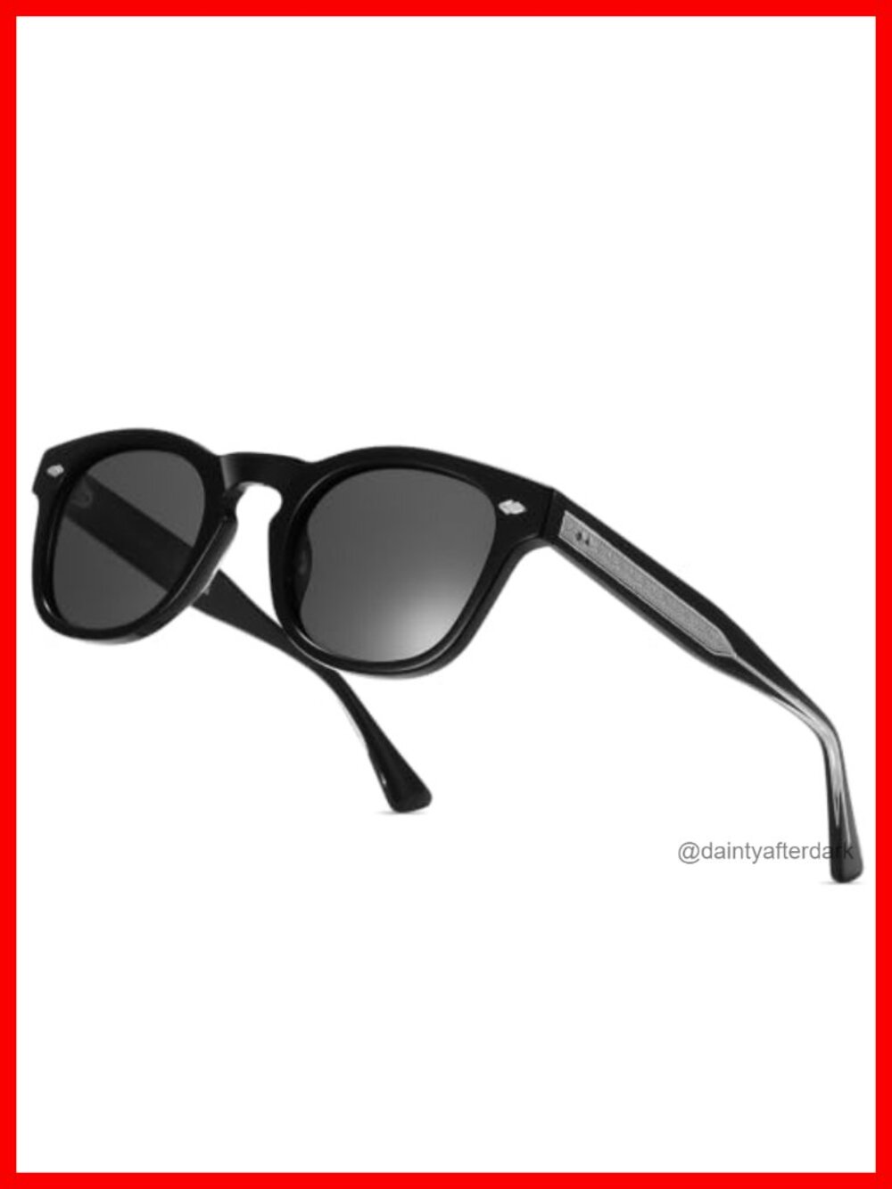 Italian Acetate Oval Polarized Sunglasses UV400 Anti-Glare Unisex